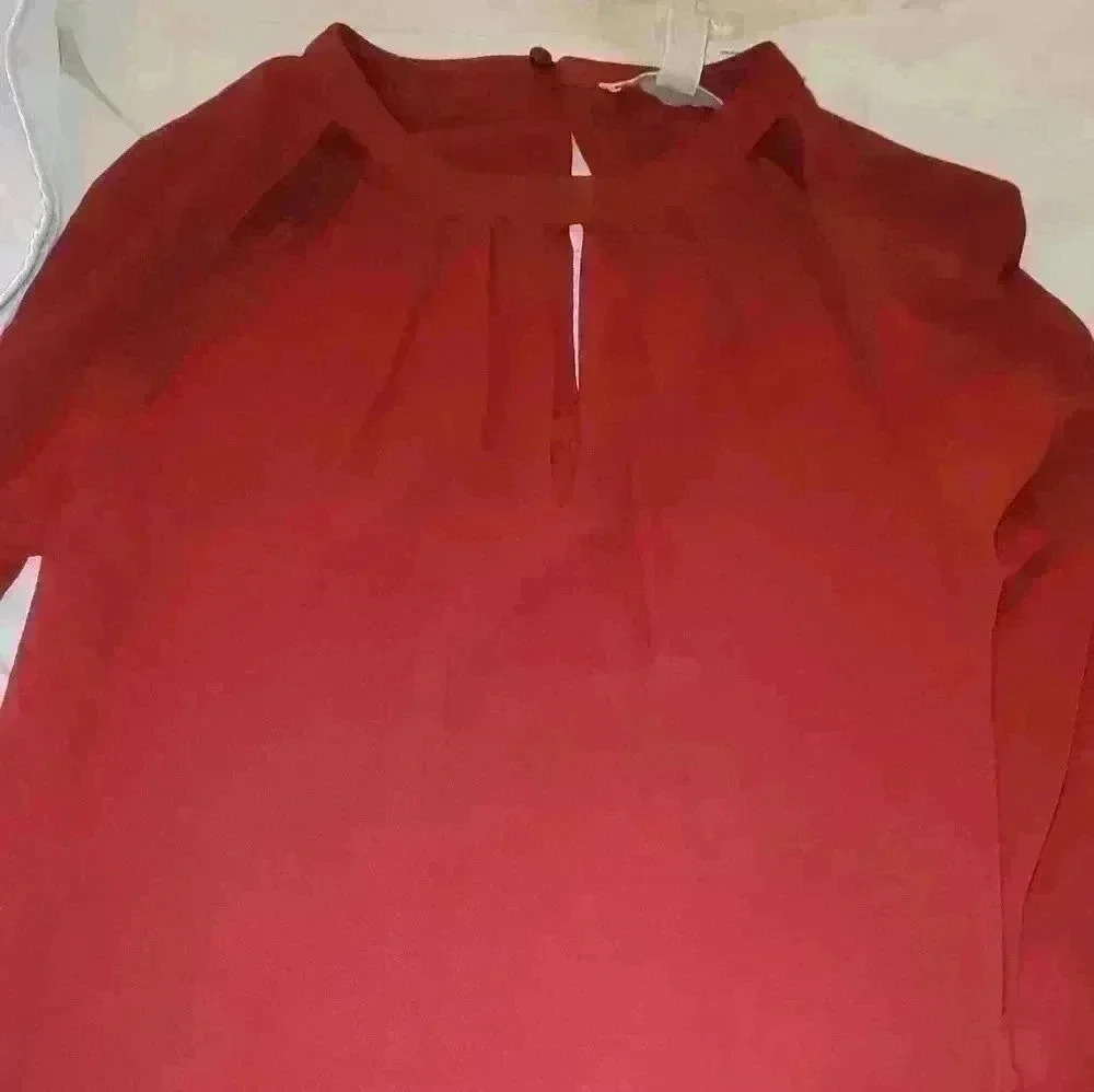 NWT MICHAEL KORS CINNIBAR BLOUSE